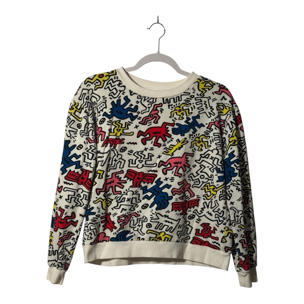 Forever 21 Multicolor Keith Haring Graphic Sweatshirt